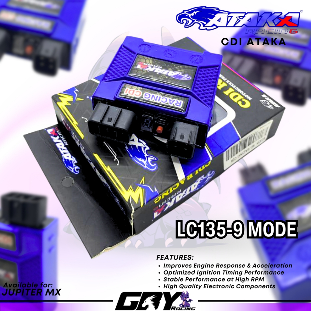 ATAKA Racing CDI Yamaha LC135 - CDI Yamaha Mx New Old 9 Mode Original ATAKA Malaysia