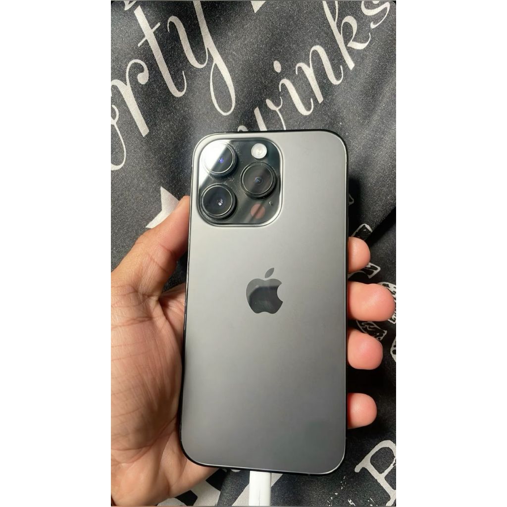 [Zenith Gadget Store] iPhone 13 Pro Max 128GB Graphite Second Fullset Ex Resmi Minus LCD Pecah Face 