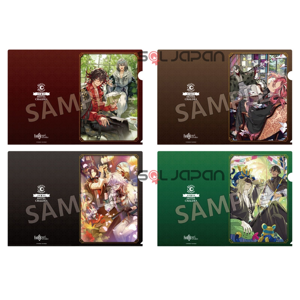 Fate Grand Order FGO Hotel Chaldea Collaboration A4 Clearfile Clear File Dante Oberon