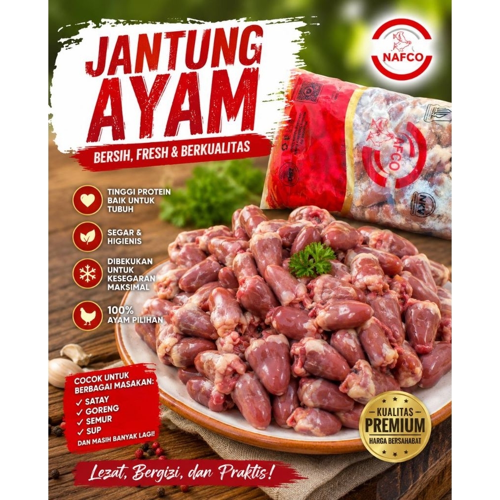 jantung ayam 1kg