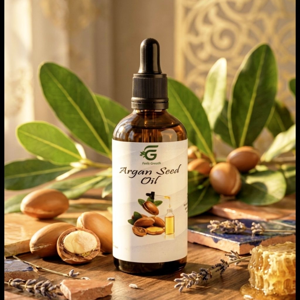Argan Oil 100% Pure Organic Cosmetic Grade - Haircare - Hair Treatment - Facial Care & Body Care.
