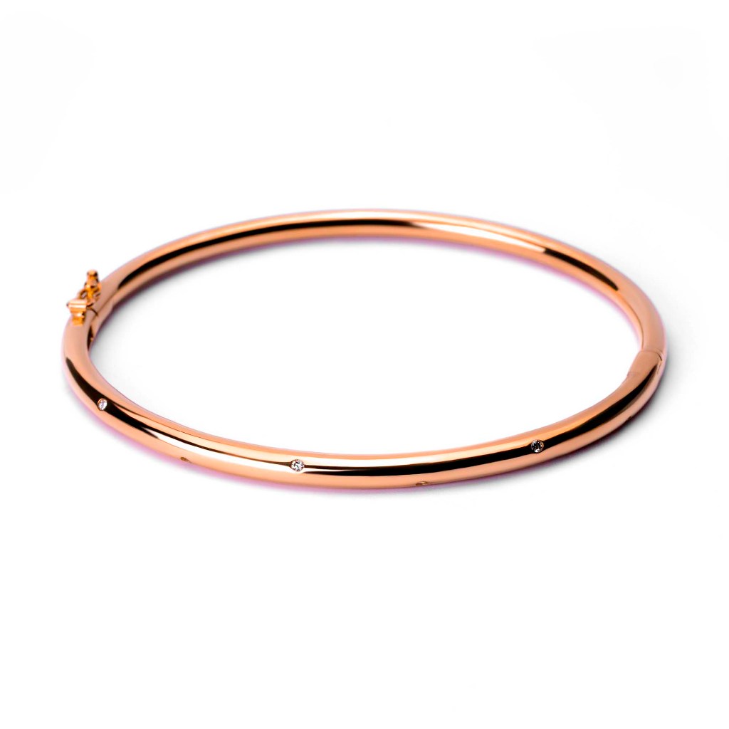 Gelang Emas 8K - Wanda Gold Bangle - Tally Collection - Juene Jewelry