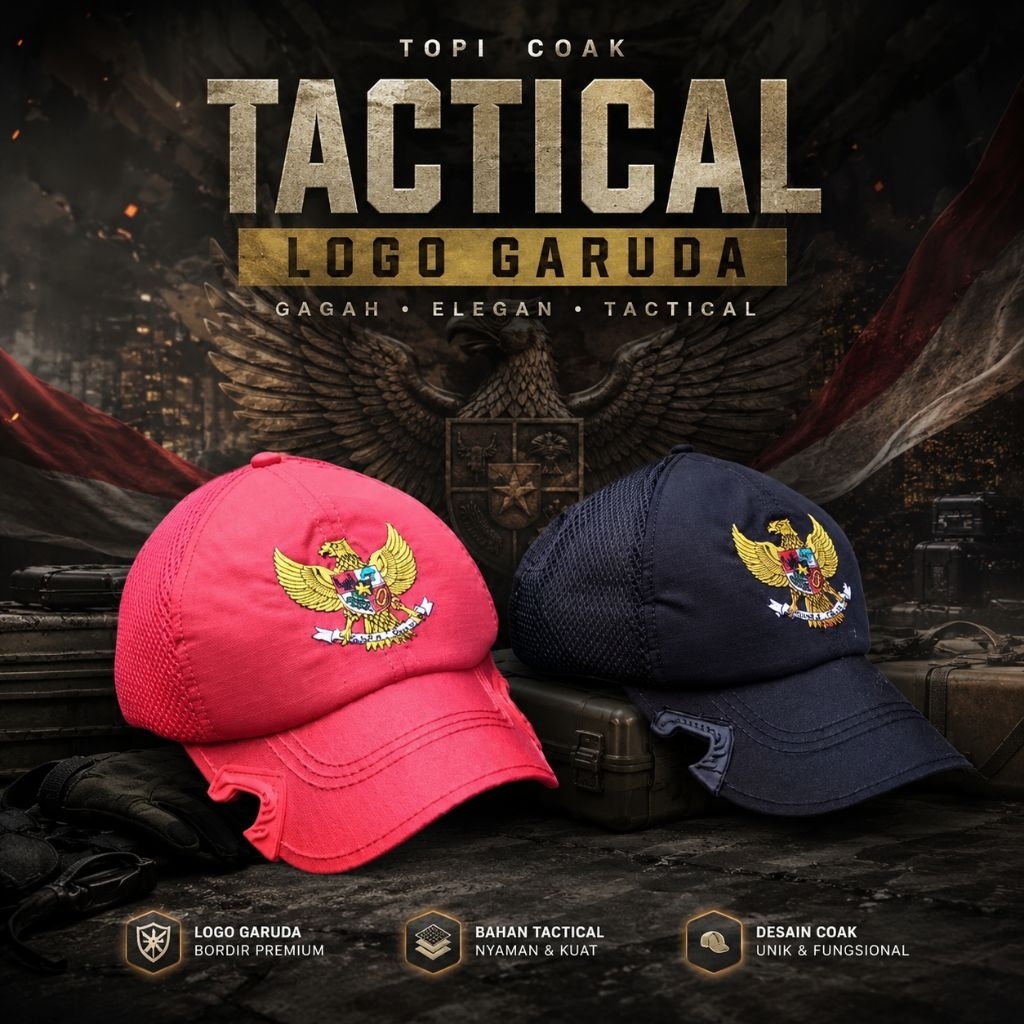 Topi Coak Logo Garuda Topi Tactical Garuda Topi Garuda