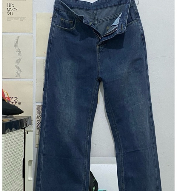 NEW Celana Jeans Biru Retro by YOYO fashion