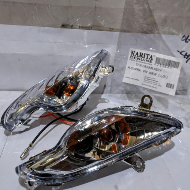 lampu sen depan honda supra fit new assy narita - variasi anp