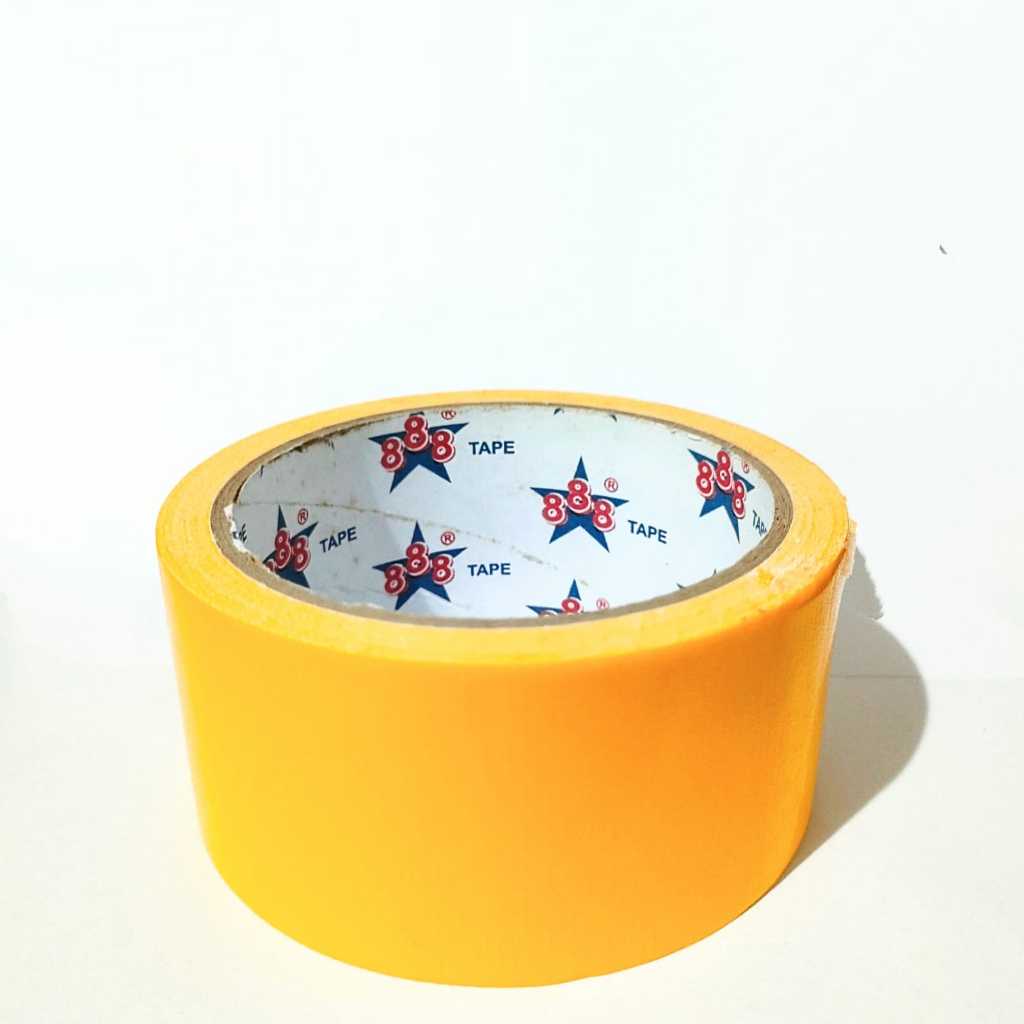 Lakban kain warna merah kuning silver hitam