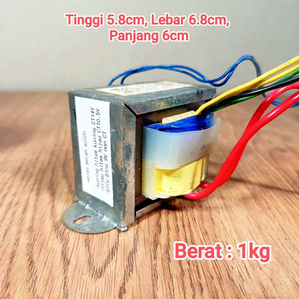 Trafo copotan Altec lansing 3A CT14V bekas normal