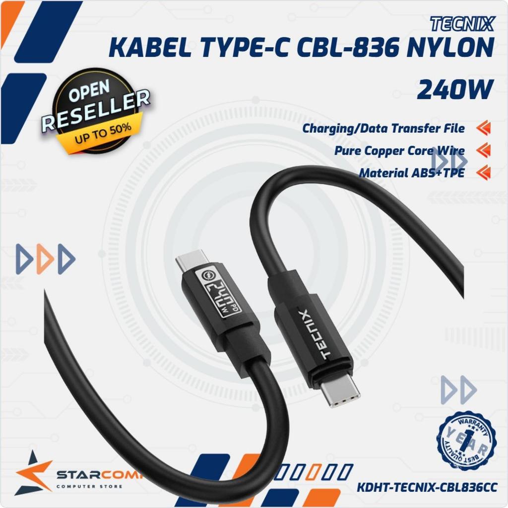Tecnix CBL-836 CC Kable Data 3.1A Fast Charging