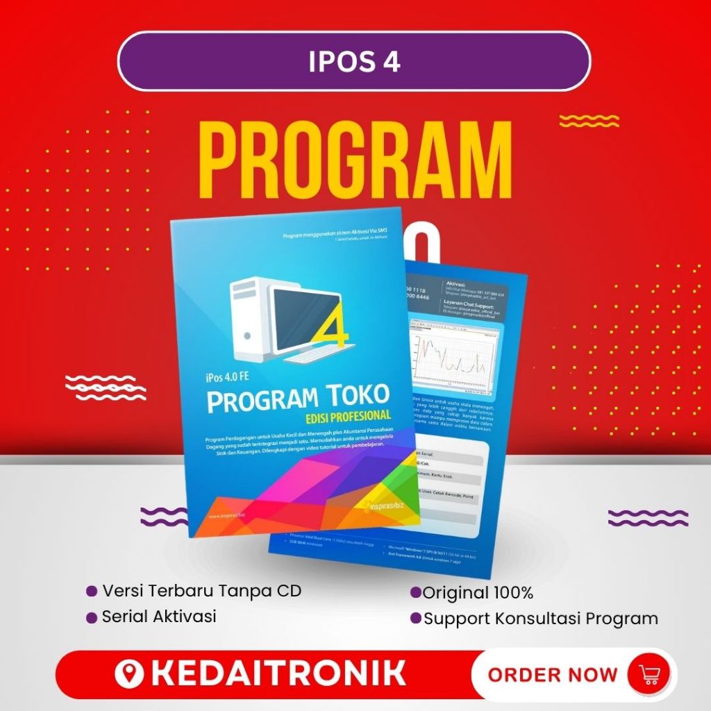 RESMI Program Akutansi Toko IPOS 4 FULL VERSION Versi Terbaru Tanpa CD