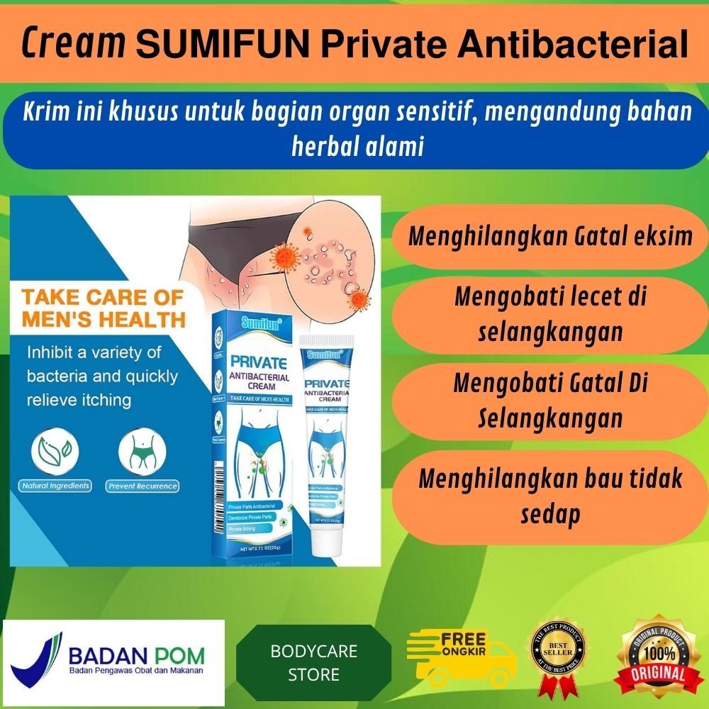Salep Gatal Selangkangan Eksim / Obat Anti Bakteri / Cream Krim Crim Gatal Selangkangan Laki-Laki / 