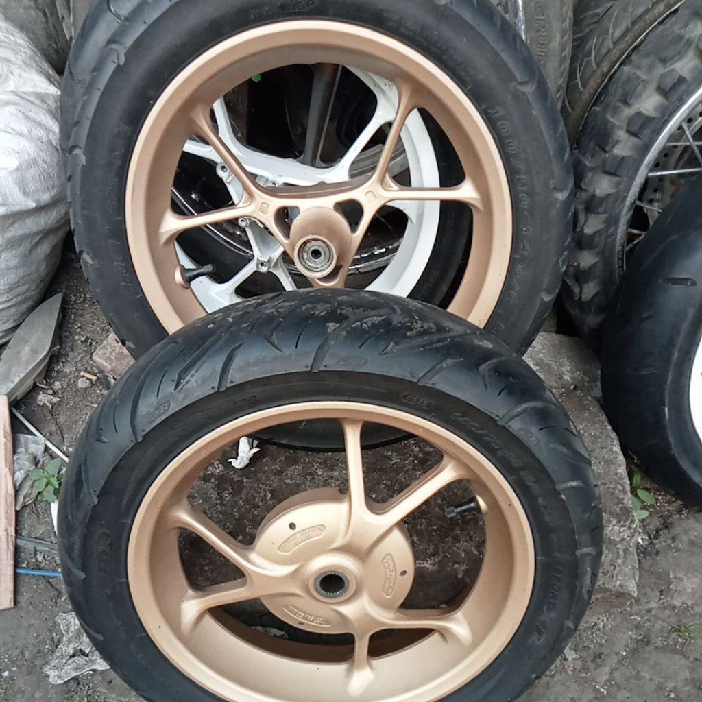 VELG YAMAHA AEROX / LEXI SET BAN ORIGINAL