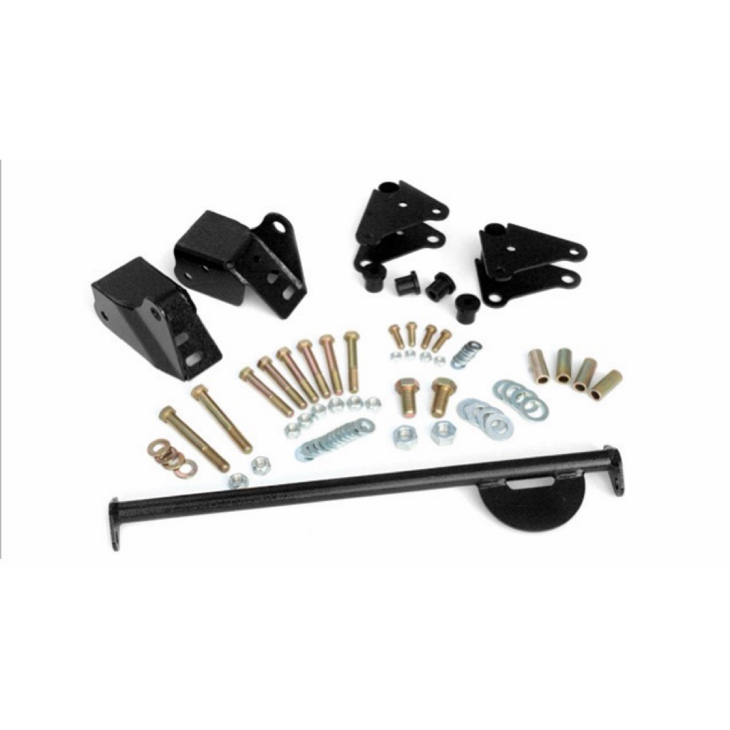ROUGH COUNTRY 5060 SHACKLE REVERSAL KIT (5060) Rough Country Jeep CJ Shackle Reversal RCS5060