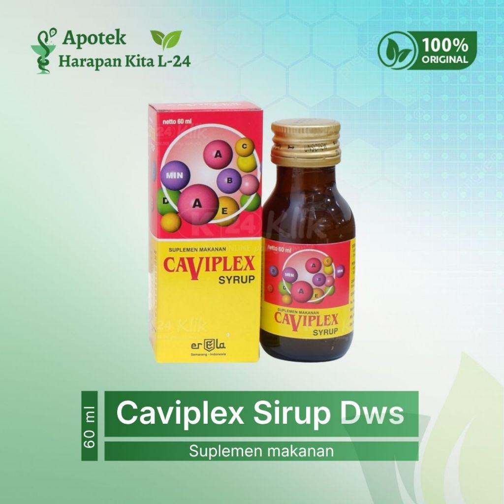 Caviplex Dewasa Sirup 60 ML - Multivitamin untuk Mendukung Imunitas