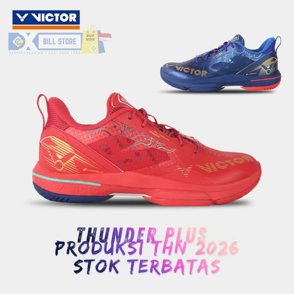 [Restok produksi 2026 Exbill] Sepatu VICTOR Badminton Thunder Plus BD Original - Sepatu Bulutangkis 
