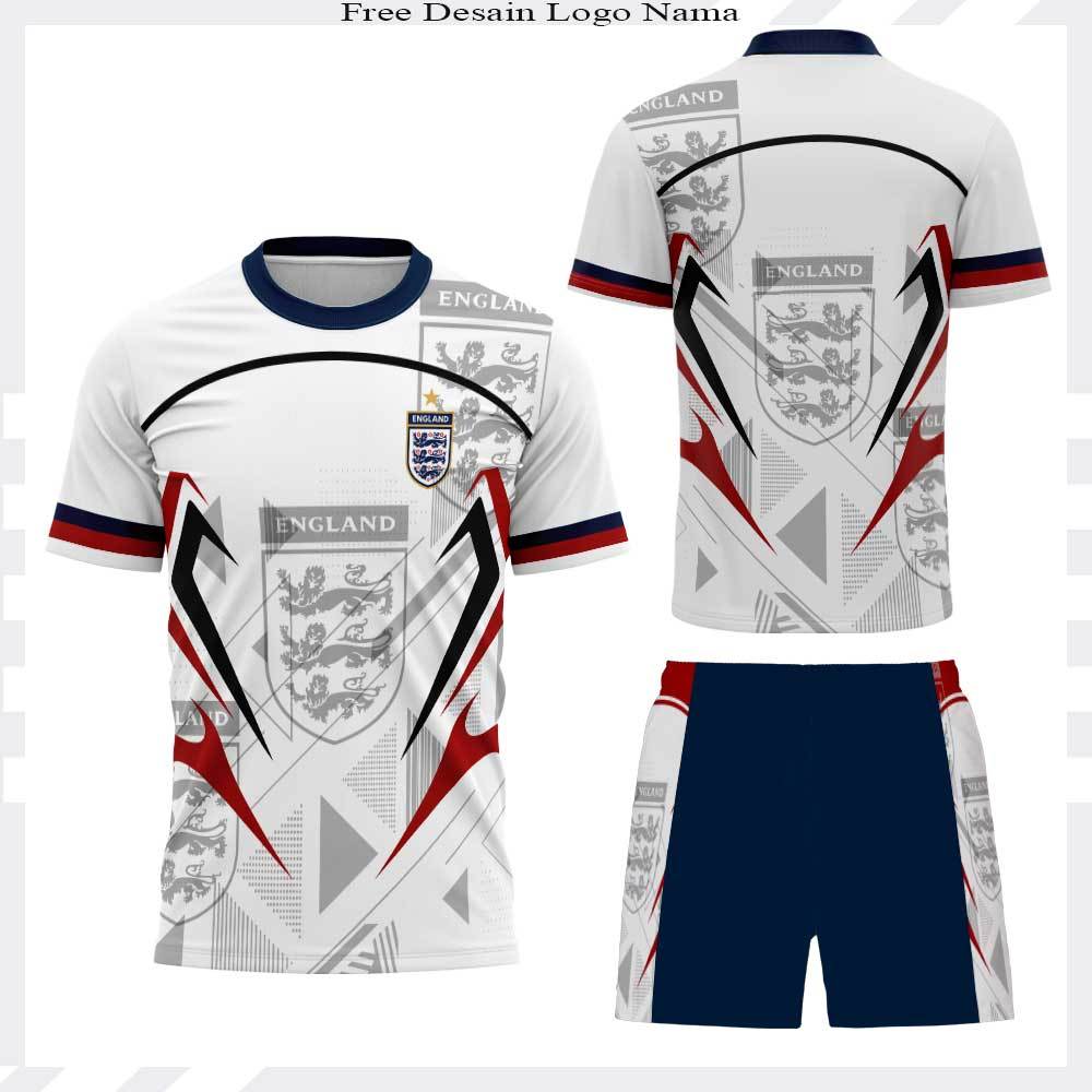 BAJU SETELAN KAOS JERSEY SUPORTER ENGLAND - KAOS JERSEY ENGLAND - BAJU INGGRIS - JERSEY BOLA ENGLAND