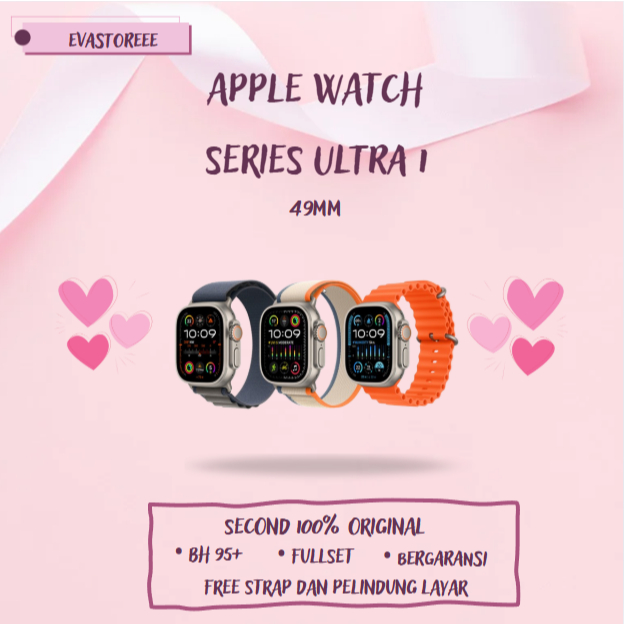 Apple Watch/iWatch Series Ultra 1 49MM with Ocean Band Second 100% Original