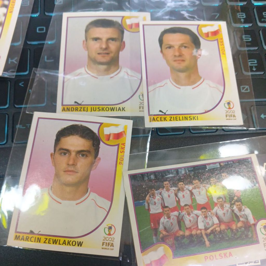 sticker bola panini world cup 2002 Polandia
