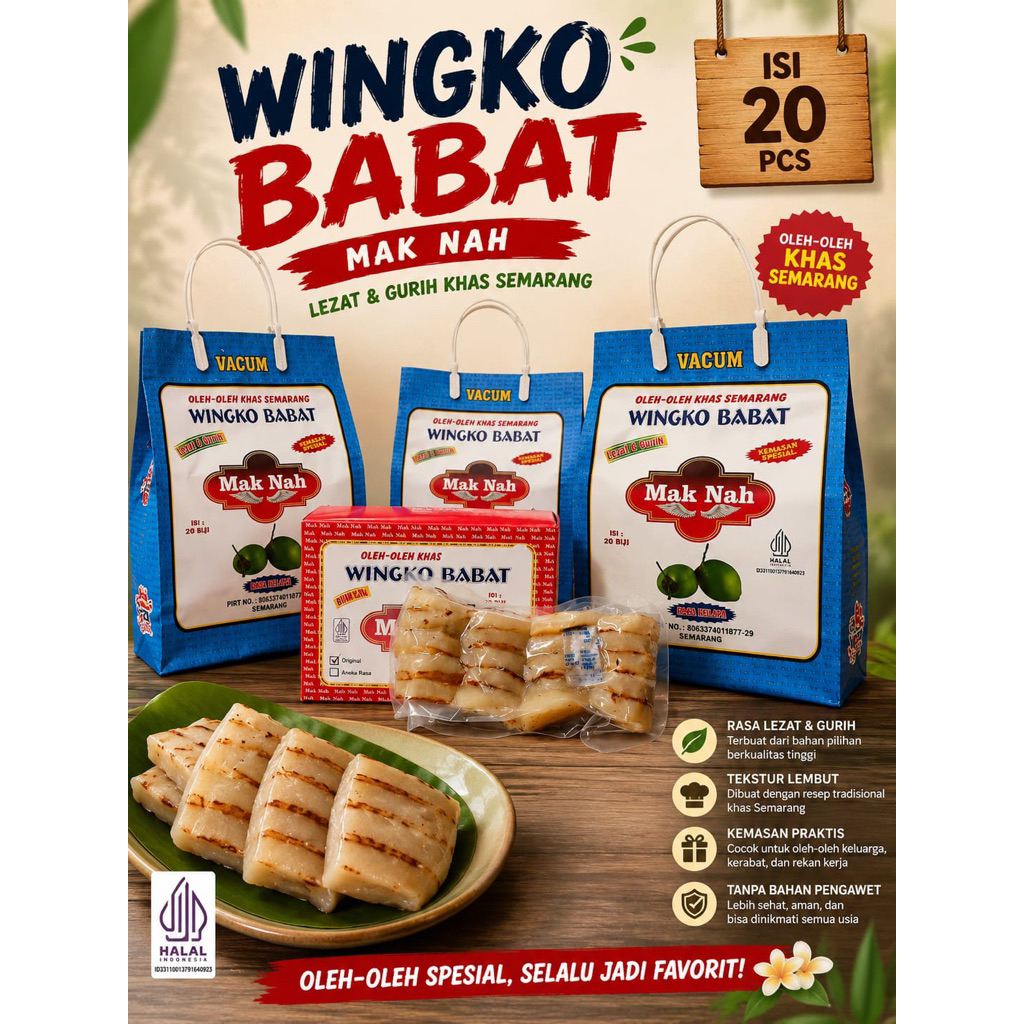 WINGKO BABAT SEMARANG MAK NAH VACUM isi 20 TAHAN 1 BULAN