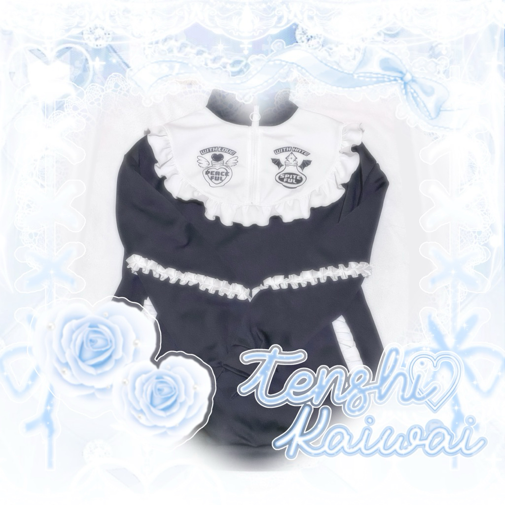 ʚ READY ɞ | _ | Tenshi Kaiwai Jersey Jacket Subculture Subcul Jirai Kei Kawaii Gothic