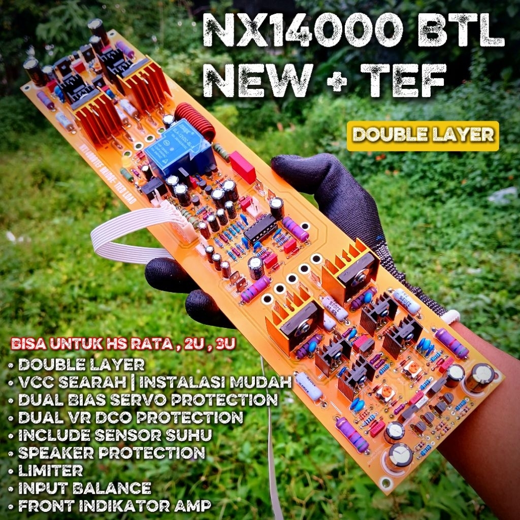 Driver Amp NX14000 BTL | Dobel Layer |  NEW | NX14000 BTL TEF Double Layer | Clonning Built Up