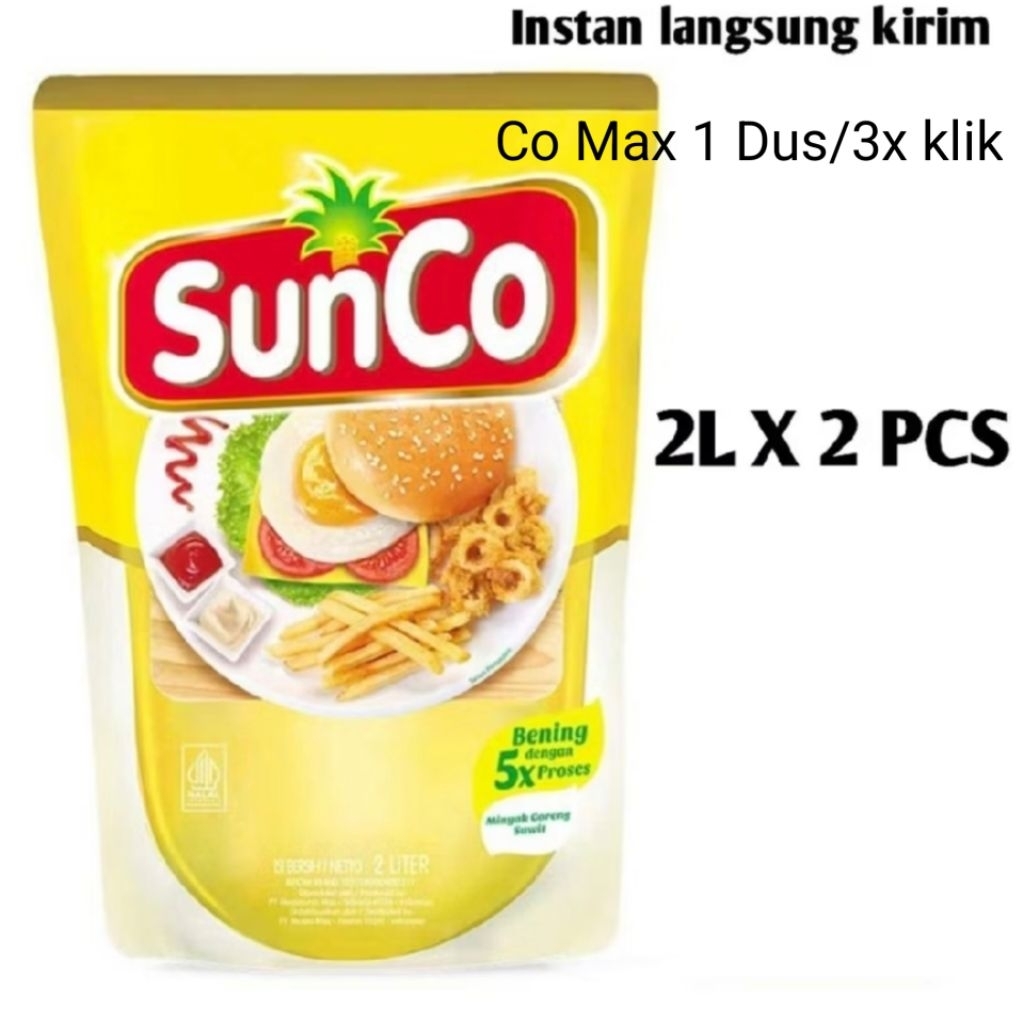 Sunco Minyak Goreng 2L X 2 PCS Minyak SunCo 4L