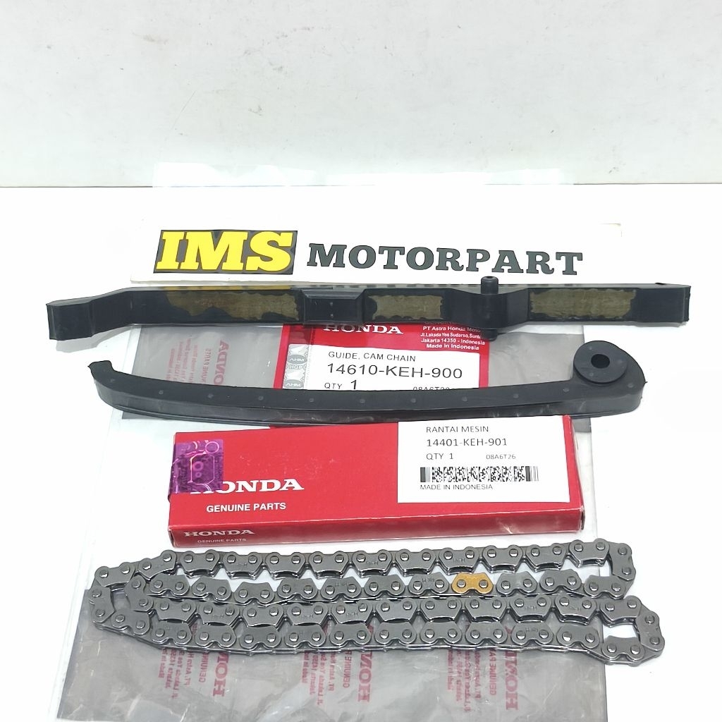 rantai keteng + karet tensioner gl pro neotech megapro lama