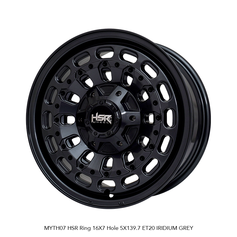 VELG MOBIL R16 HSR MYTH07 HSR R16X7 H5X139,7 ET20 IRIDIUM GREY 4 PCS VELG