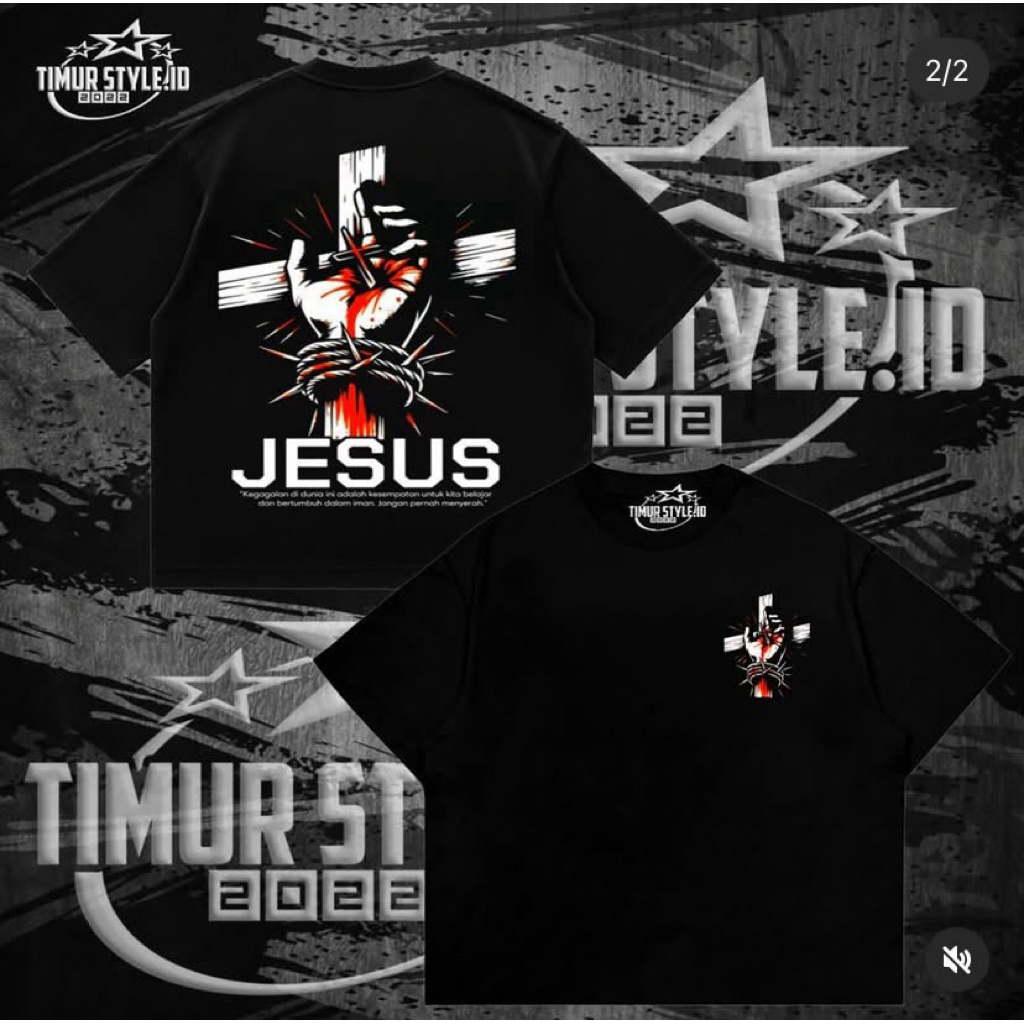 TSHIRT/KAOS TIMUR JESUS SALIB
