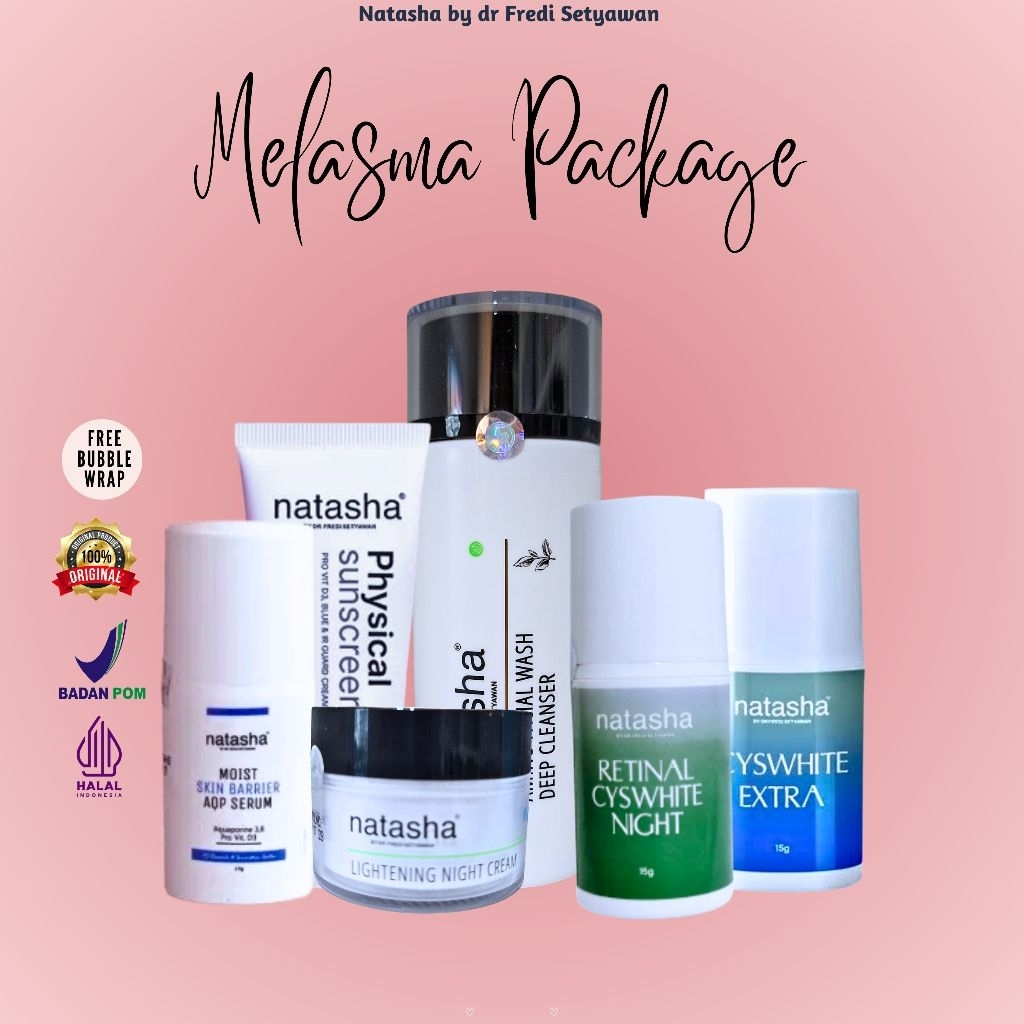 NATASHA Paket Melasma / Flek, Hyperpigmentasi