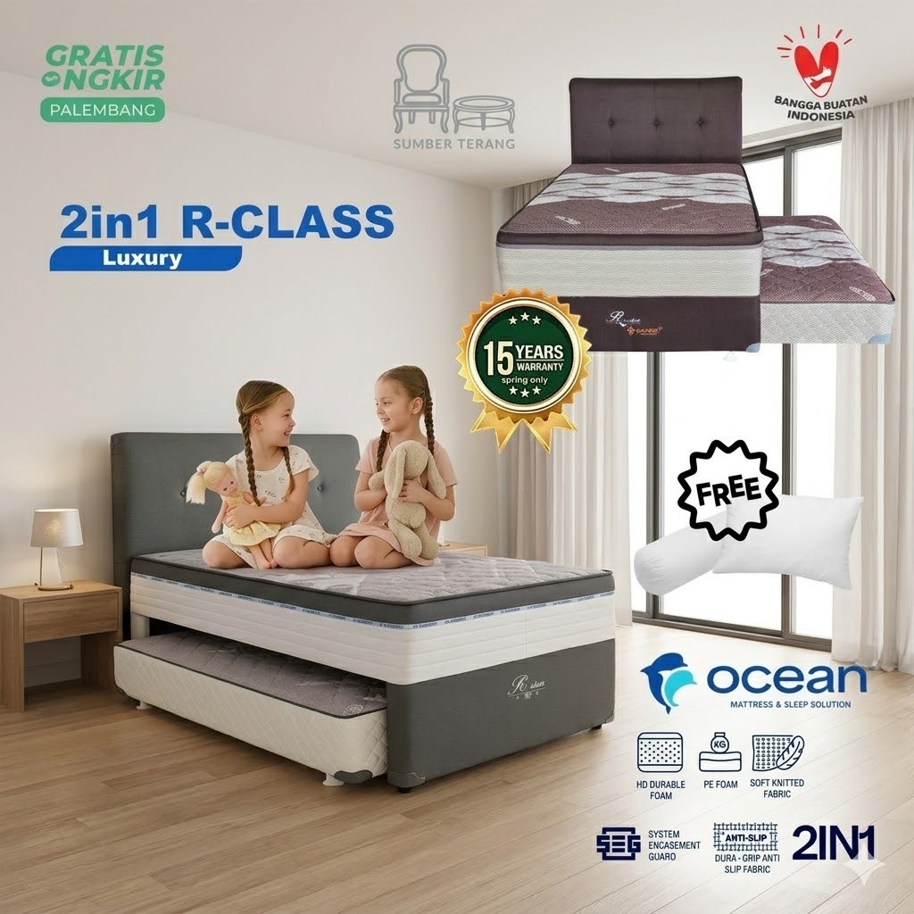 Ocean Bed Sorong Vitto R Class / Kasur Sorong Plushtop Palembang Murah