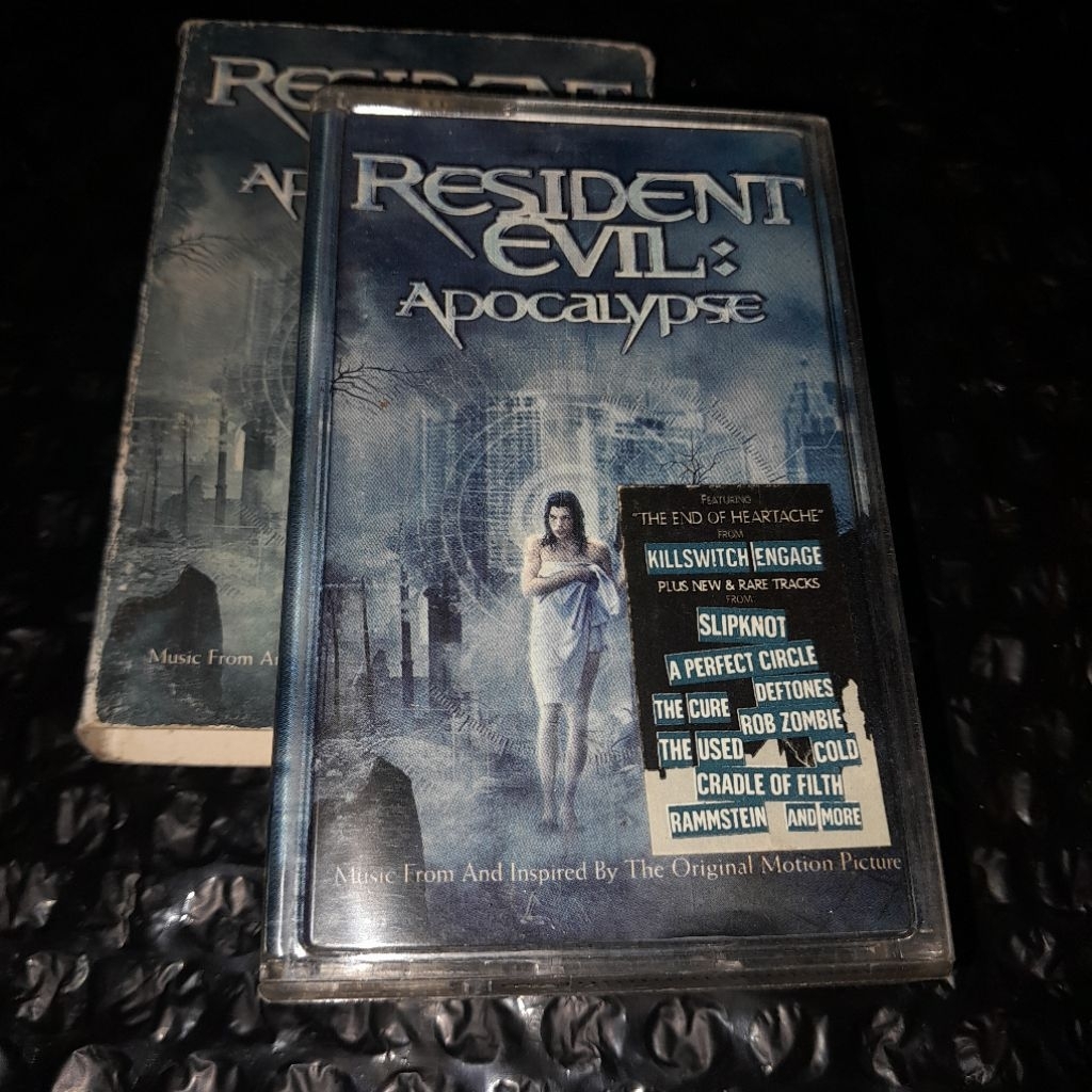 kaset pita ost resident evil apocalypse (slipknot,deftones,the used,rammstein,HIM)