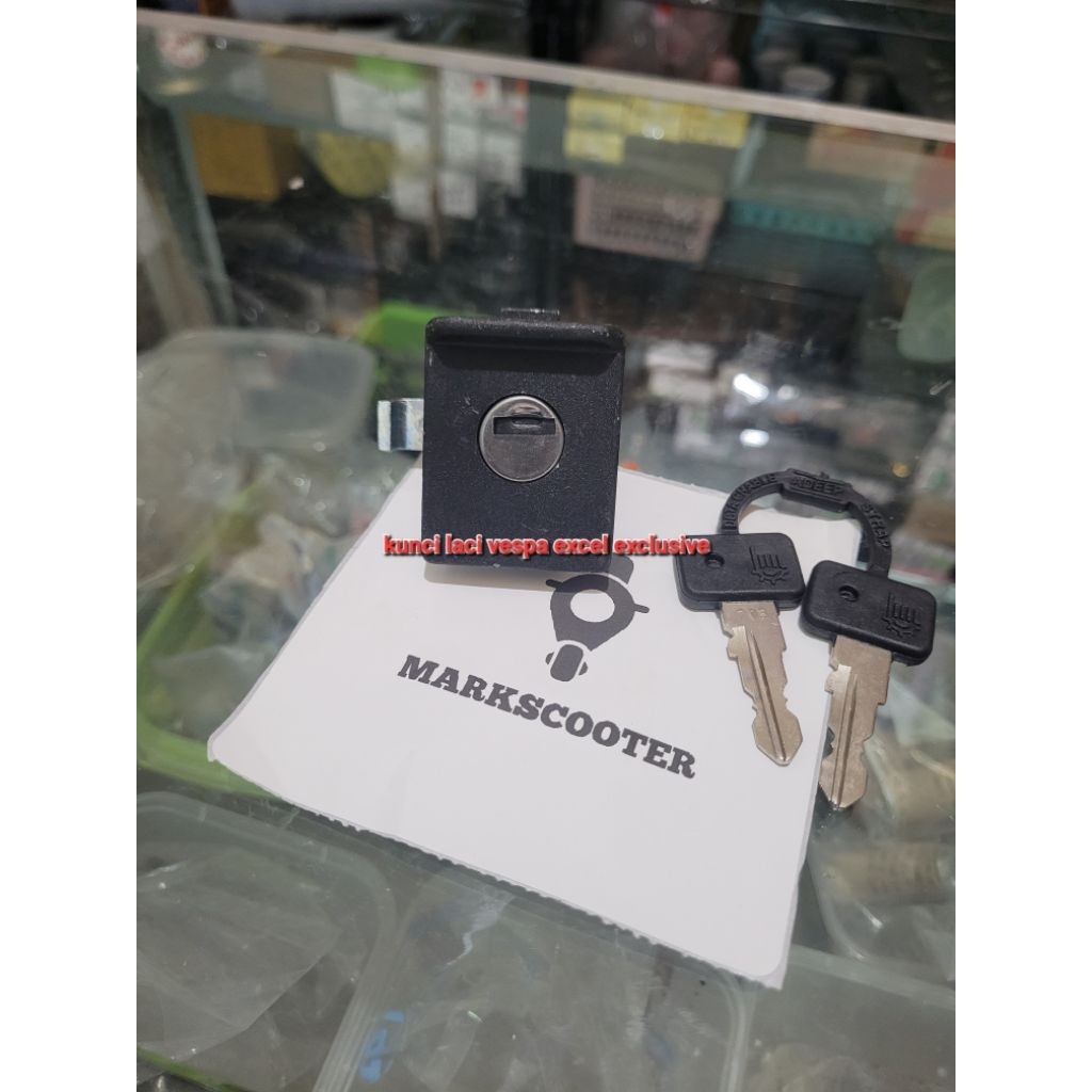 kunci laci set vespa excel exclusive kunci box laci depan vespa