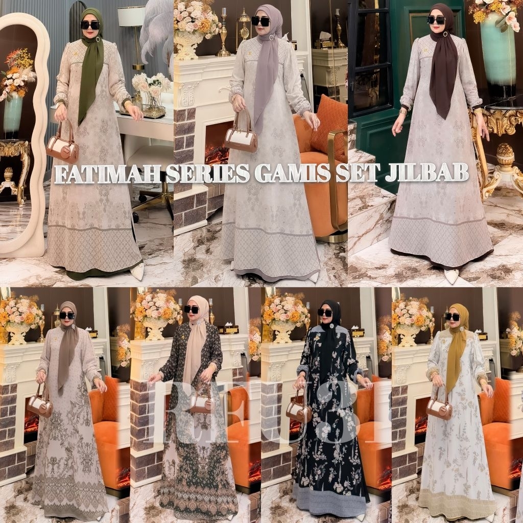 FATIMAH SERIES GAMIS SET JILBAB