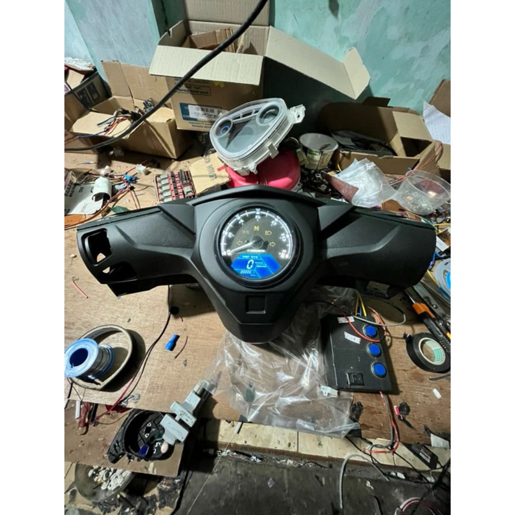 speedometer honda beat esp beat new custom digital