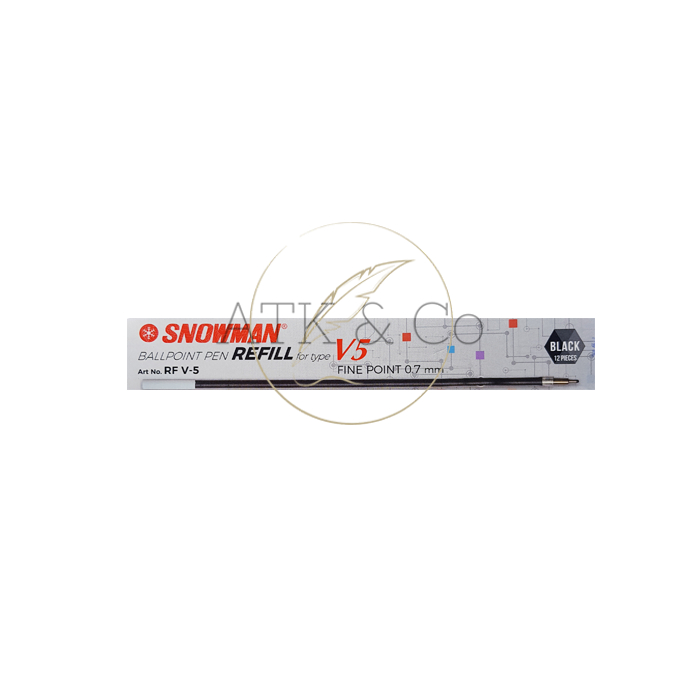 Refill Pulpen Snowman V5 0.7mm - Isi Pulpen Snowman V5 0.7mm