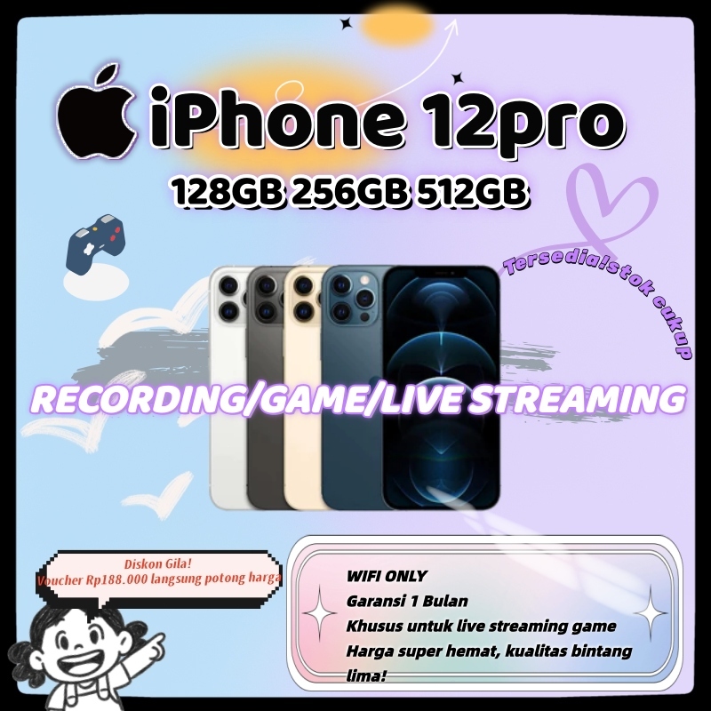 iPhone 12 Pro 128/256/512GB SECOND Inter 100% ORIGINAL