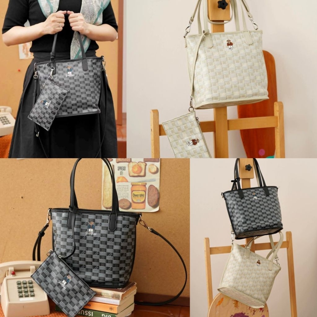 TTWN Bear Bangkok GU1635 GUOO BEAR Original Tote Women TTWN GUOOBEAR
