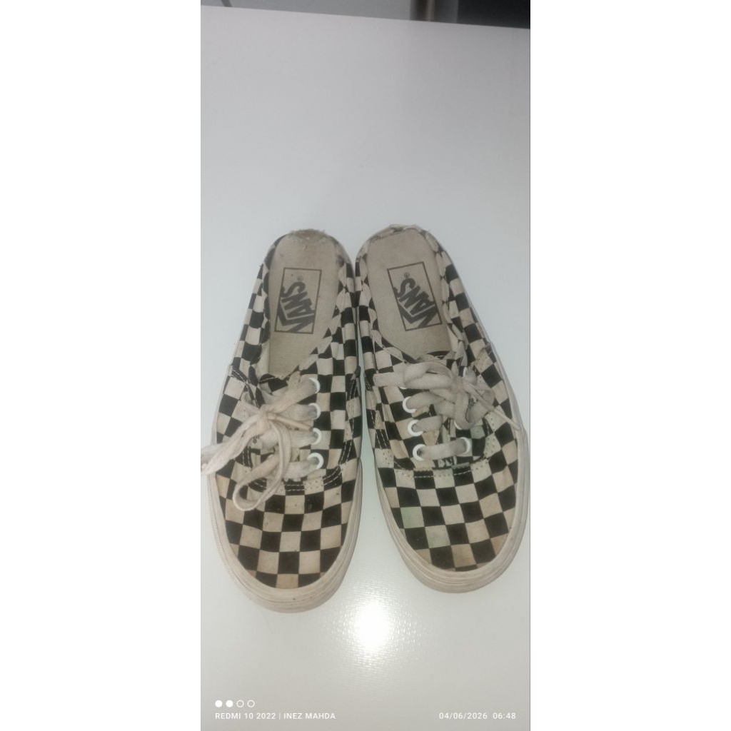 preloved sepatu sandal vans original size 36