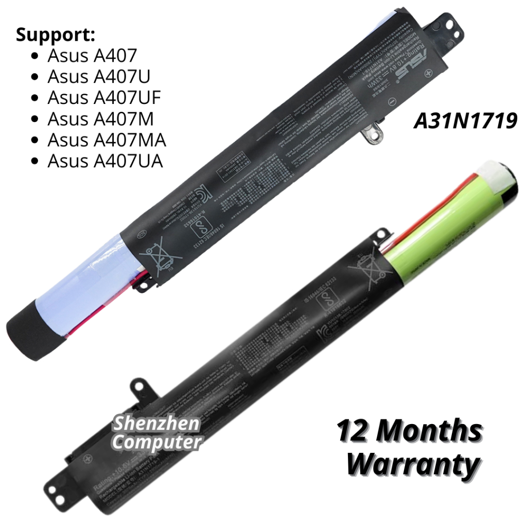 Baterai Asus A407M, Baterai Asus A407, Baterai Asus A407U, Baterai Asus A407UF, Baterai Asus A407MA,