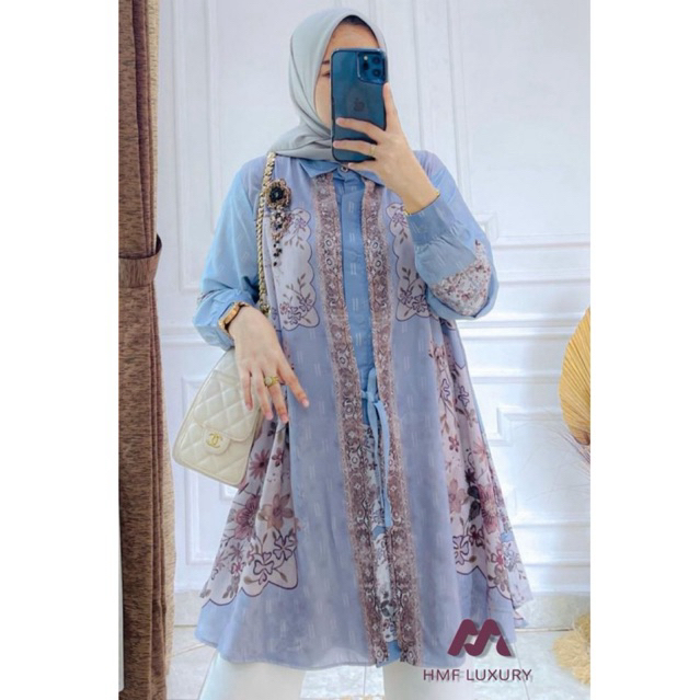 Elliora Tunik widya shirt || Tunik cantik || Fashion wanita || Pakaian muslil