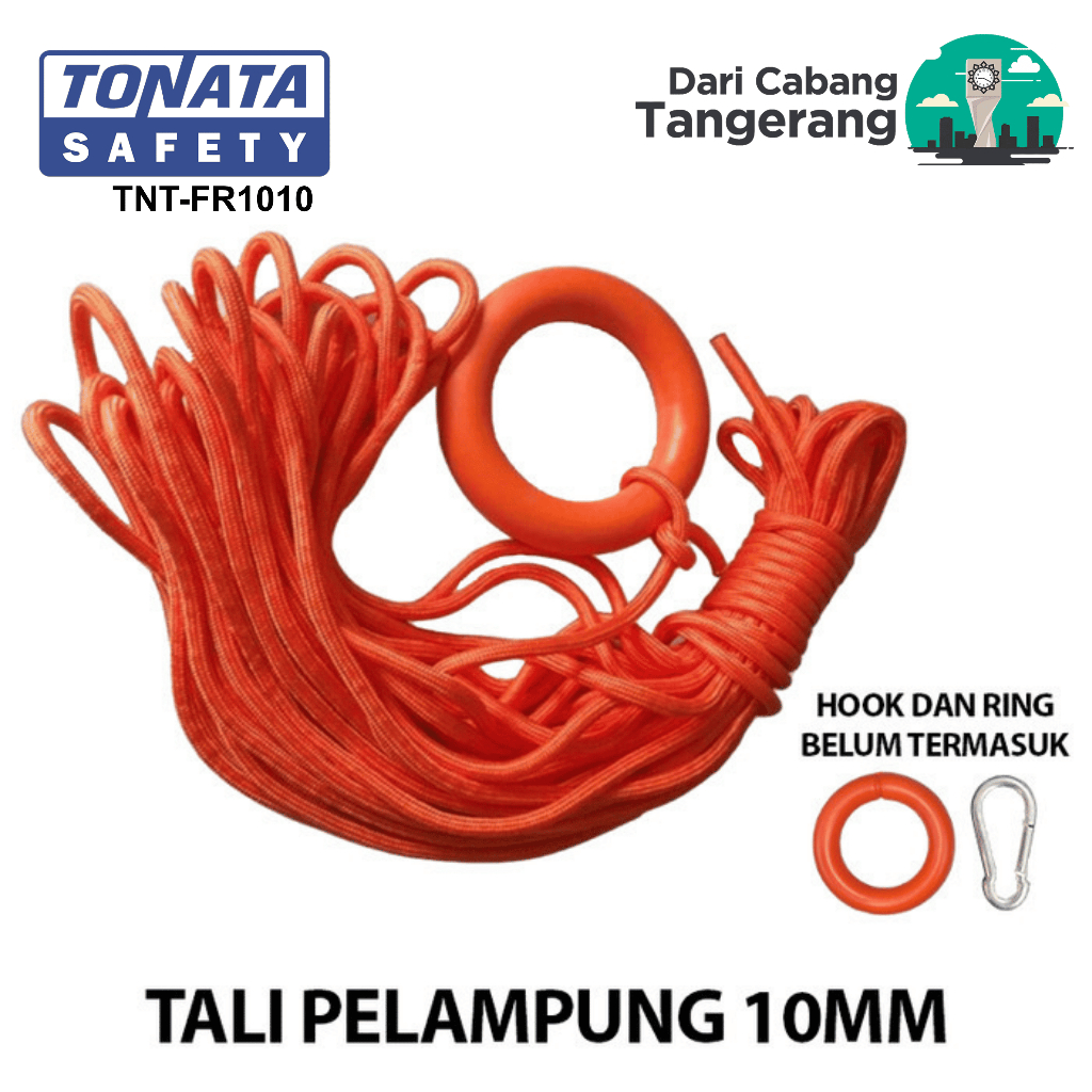 Tali Pelampung 10mm Lifebuoy / Floating Rope Life Buoy Ring Buoy 10 mm / Rescue Rope Lifebuoys / Tal
