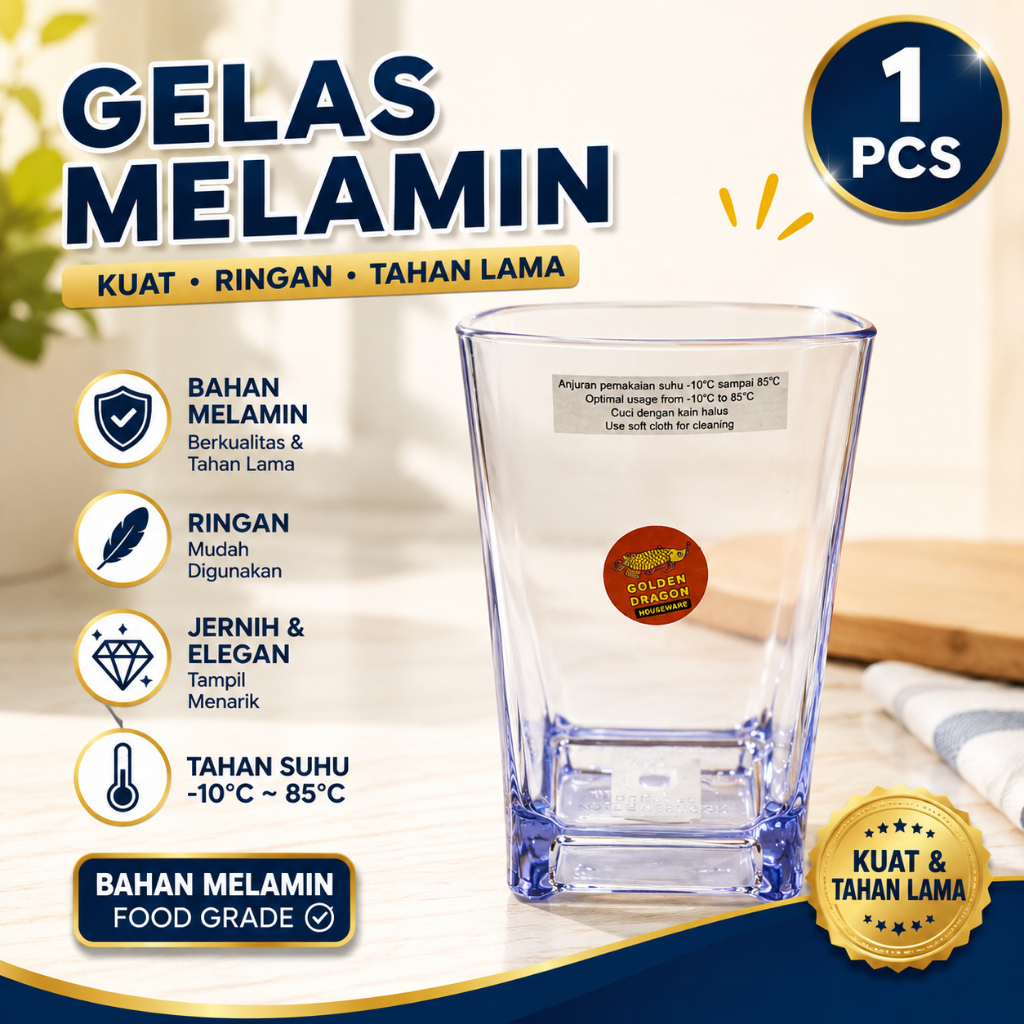 GELAS MELAMIN BENING 951 UK 450ML