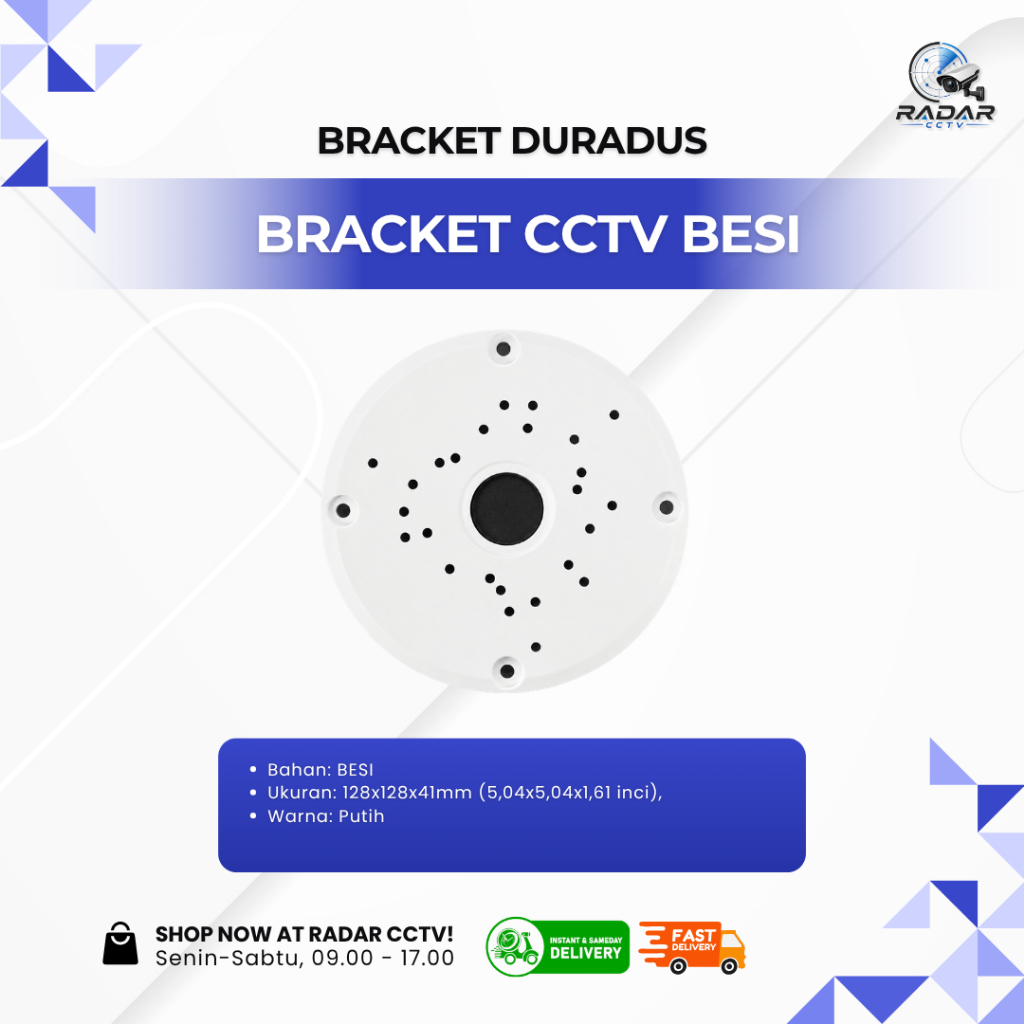DURADUS BRACKET CCTV BESI BENTUK BULAT WD-001 | BRACKET CCTV UNIVERSAL