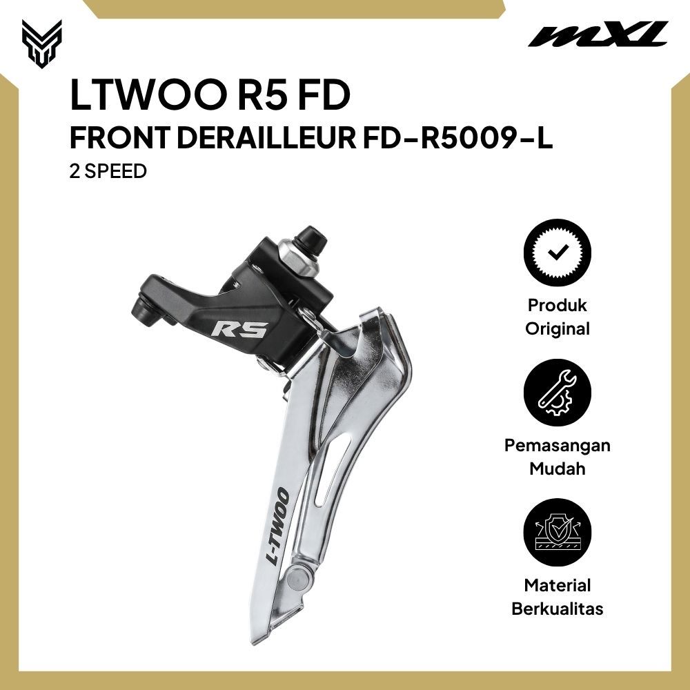 LTWOO FD Front Derailleur R5 2 Speed FD-5009-L Sepeda