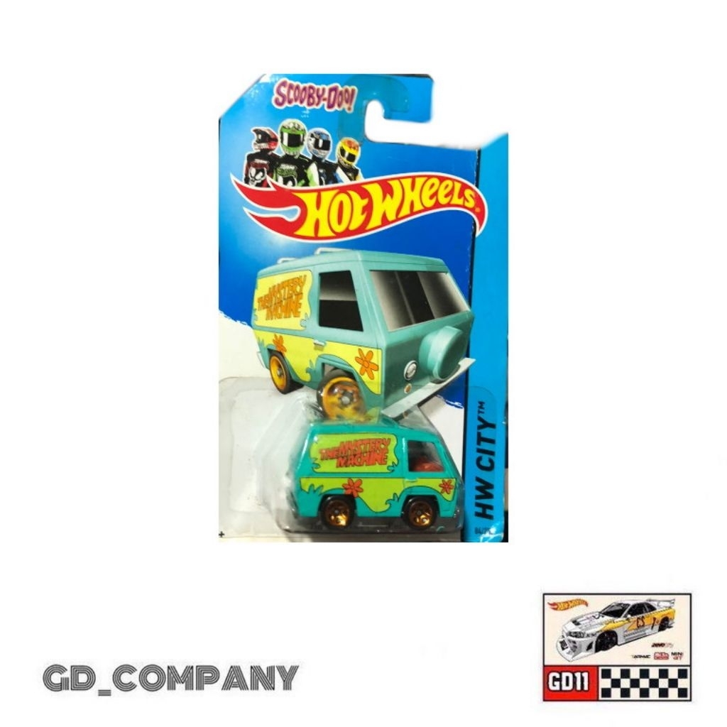 Hotwheels Mistery Machine Scooby Doo HW City (Free protektor)