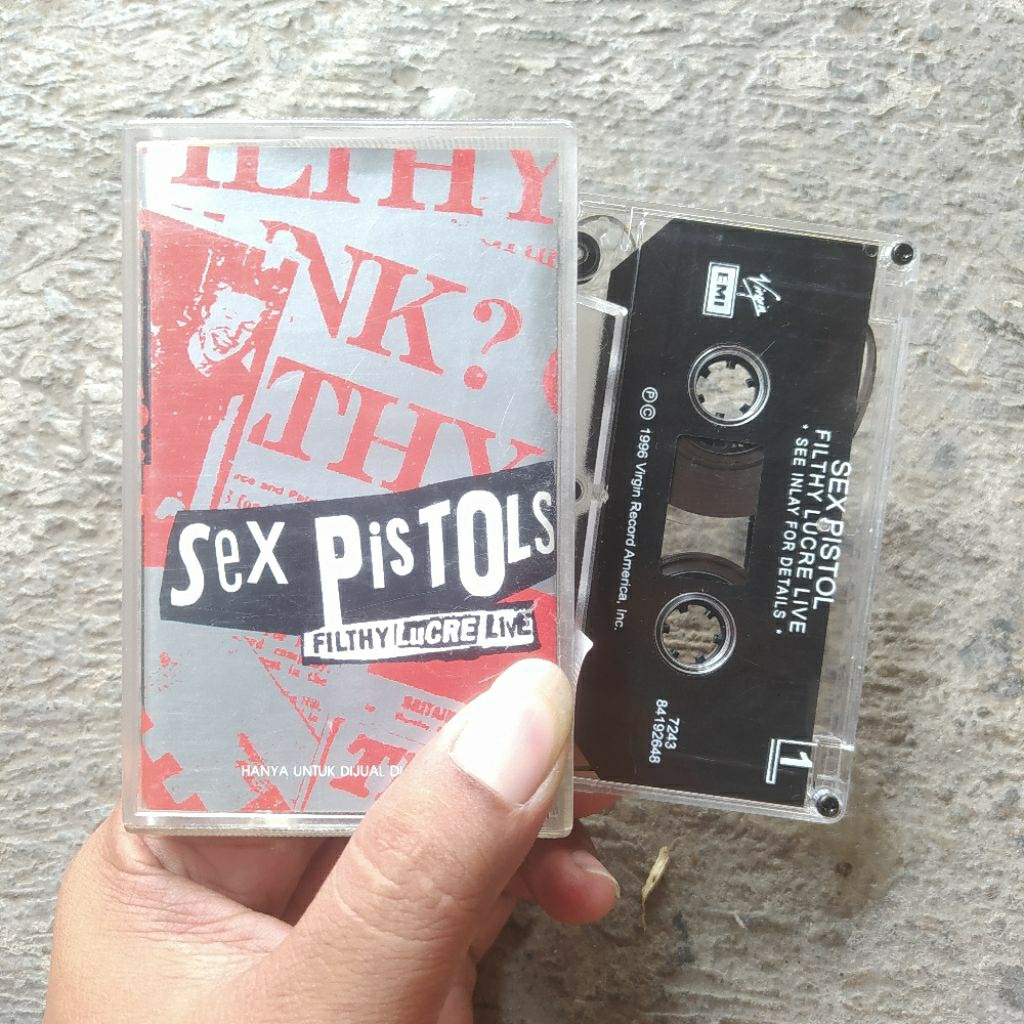 Kaset Pita Sex Pistols - Filthy Lucre Live