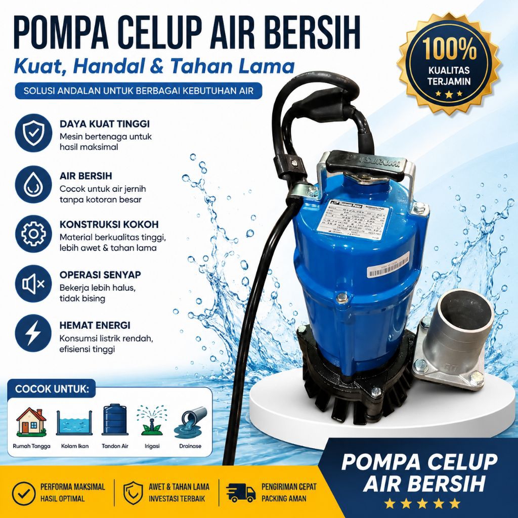Pompa Celup Tsurumi HSZ2.4S-53(Auto)/Pompa Celup Air Kotor Tsurumi