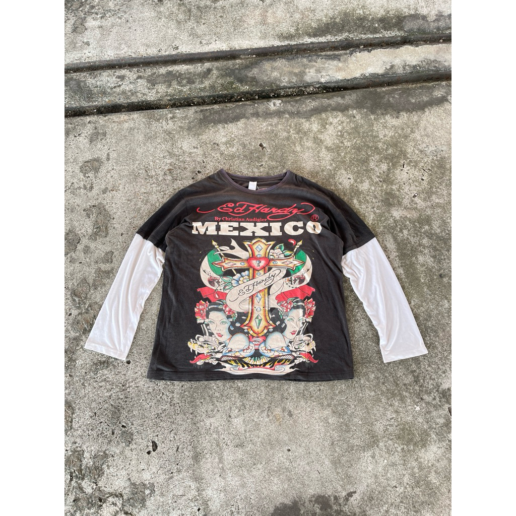ed hardy by christian audiger double layer