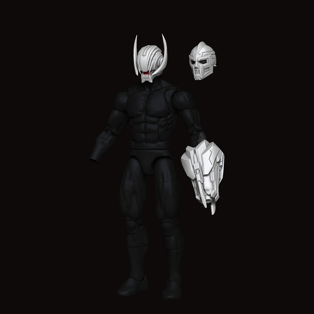set Headsculpt Head HS and Weapon Ultron Doom-Bot Kitbash Action Figure shf figma Marvel Legends Dam