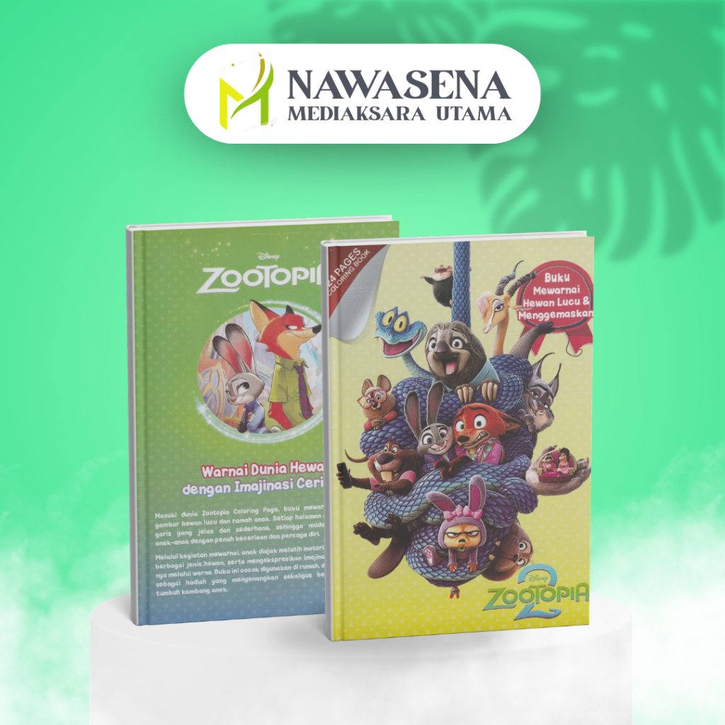 BUKU COLORING BOOK ZOOTOPIA 2